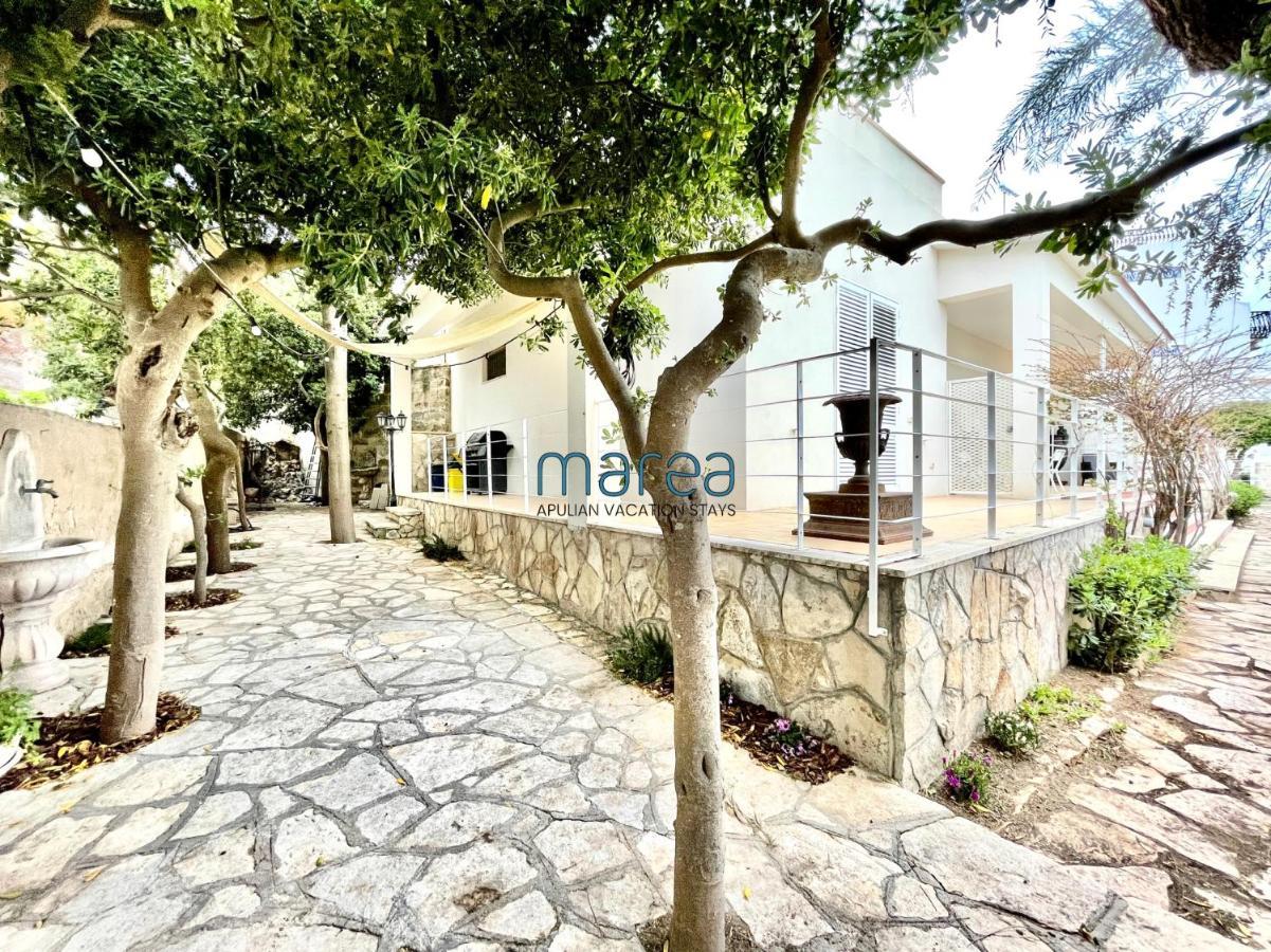 Villa Nauna, Fronte Mare Con Giardino E Terrazzo - Marea Collection นาร์โด ภายนอก รูปภาพ